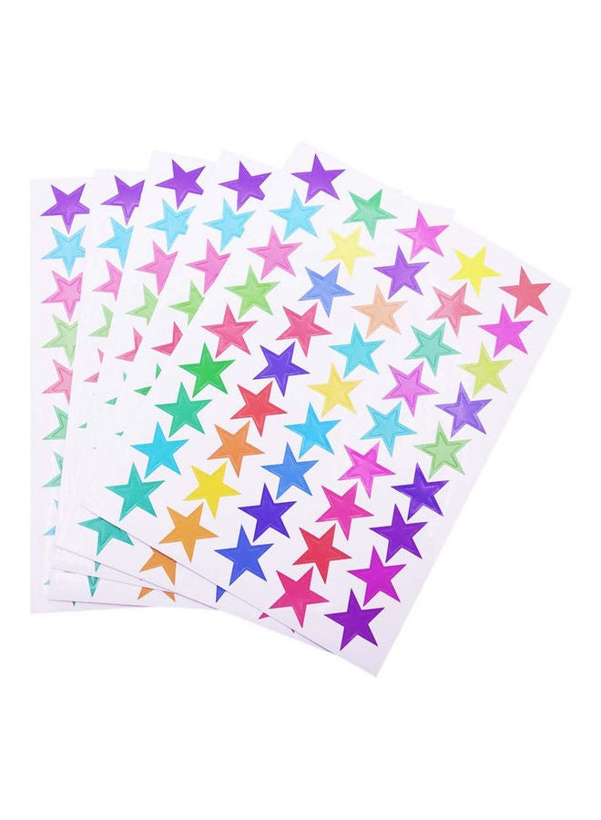 Delight Pack Of 5 Star Sticker Sheet - Image 2