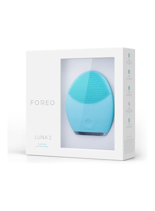 Luna 2 Facial Spa Massager Blue One Size