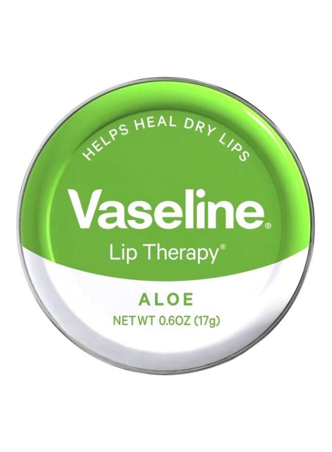 Vaseline Lip Therapy Aloe Tin White 17grams  - Image 1