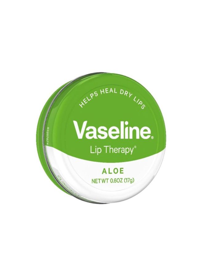 Vaseline Lip Therapy Aloe Tin White 17grams  - Image 3