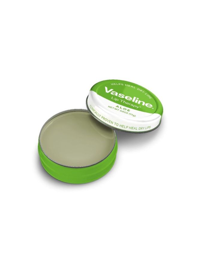 Vaseline Lip Therapy Aloe Tin White 17grams  - Image 4