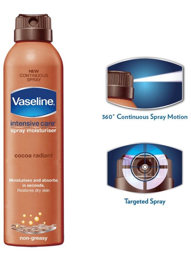 Vaseline - Intensive Care Cocoa Radiant Spray Moisturizer 190ml - Image 1