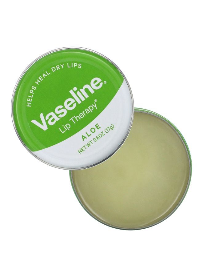 Vaseline Lip Therapy Aloe Tin 17grams - Image 2