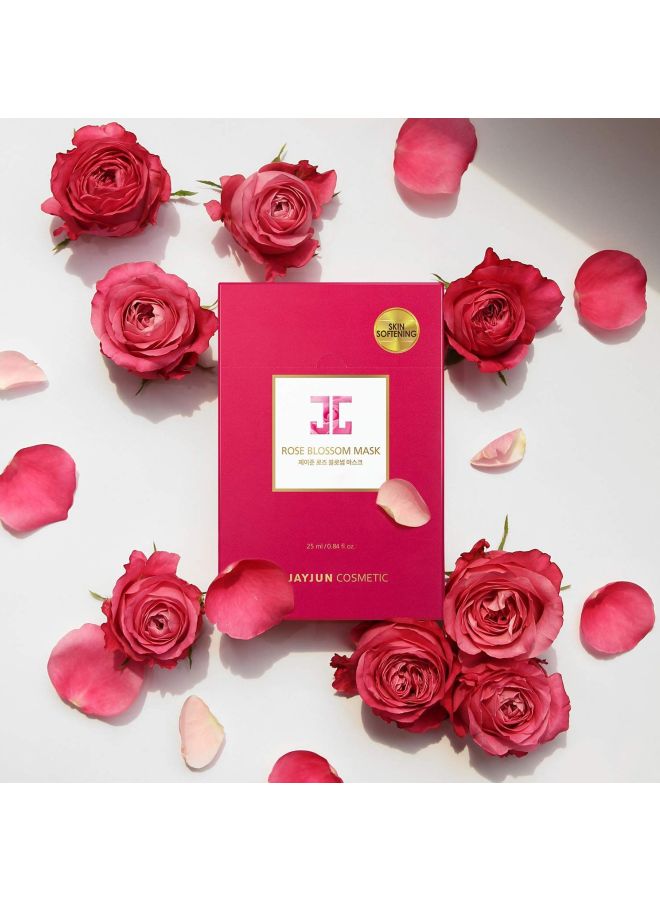JAYJUN 10-Piece Rose Blossom Mask Pack 25ml - Image 3