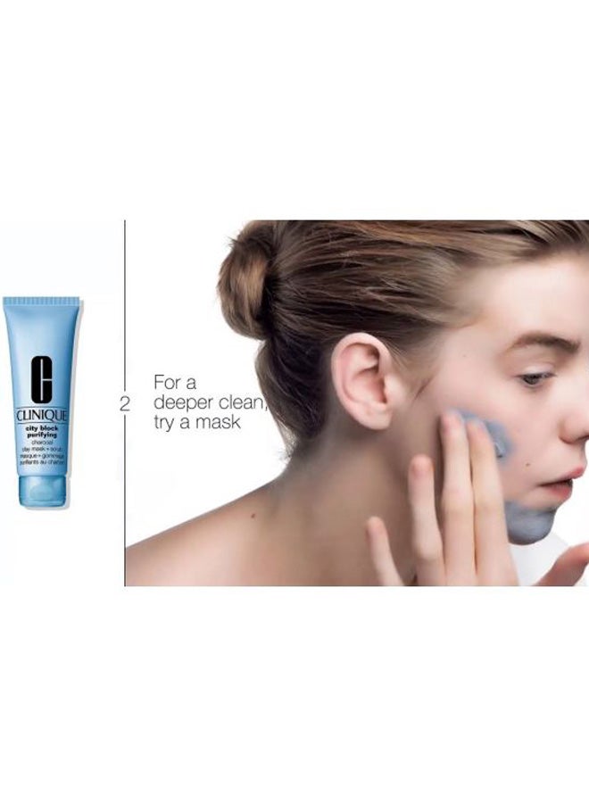City Block Purifying Charcoal Clay Mask And Scrub 100ml