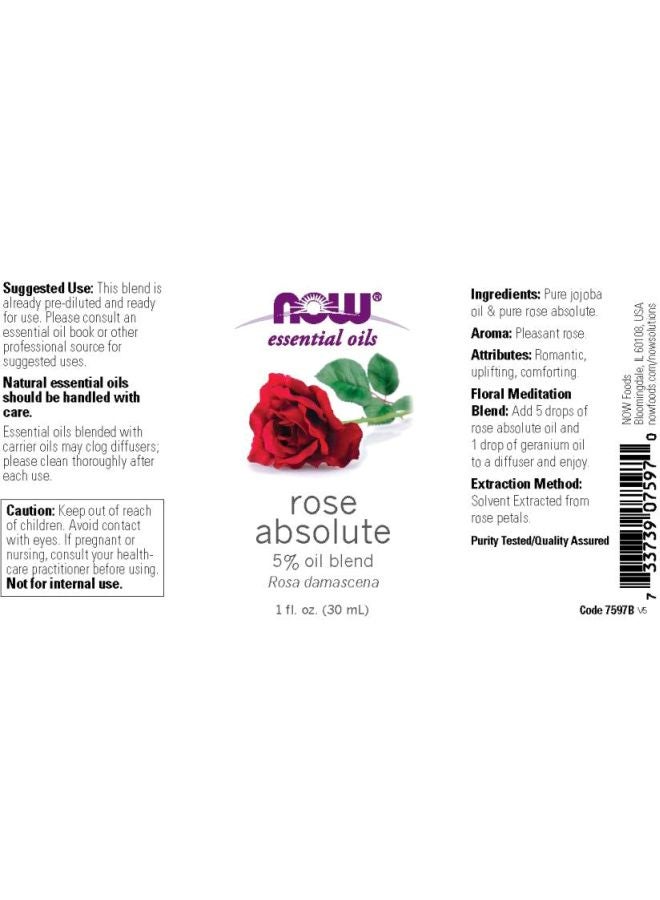 Now Foods Rose Absolute Essential Oil 30ml - Image 3