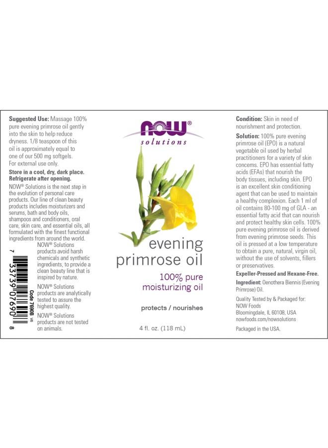 Now Foods Evening Primrose Oil 118ml - Image 3