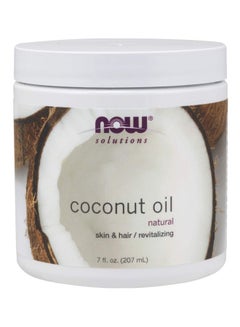 Now Foods Natural Coconut Oil Clear 207ml  - Image 1