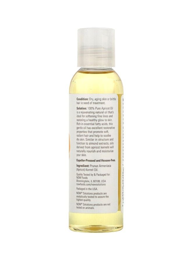 Now Foods Apricot Oil 118ml - Image 2