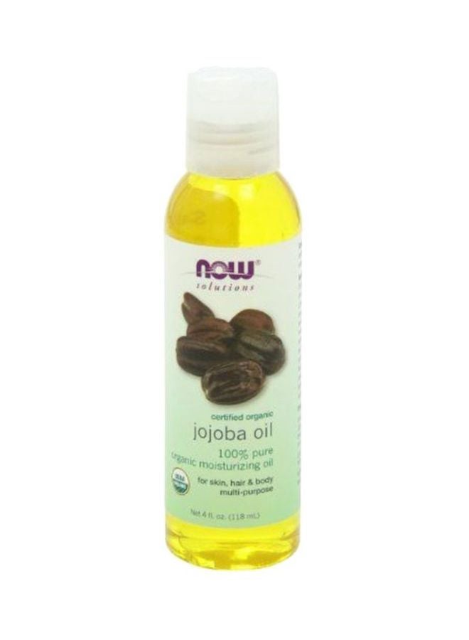 Now Foods Jojoba Moisturizing Hair Oil Yellow 118ml - Image 1