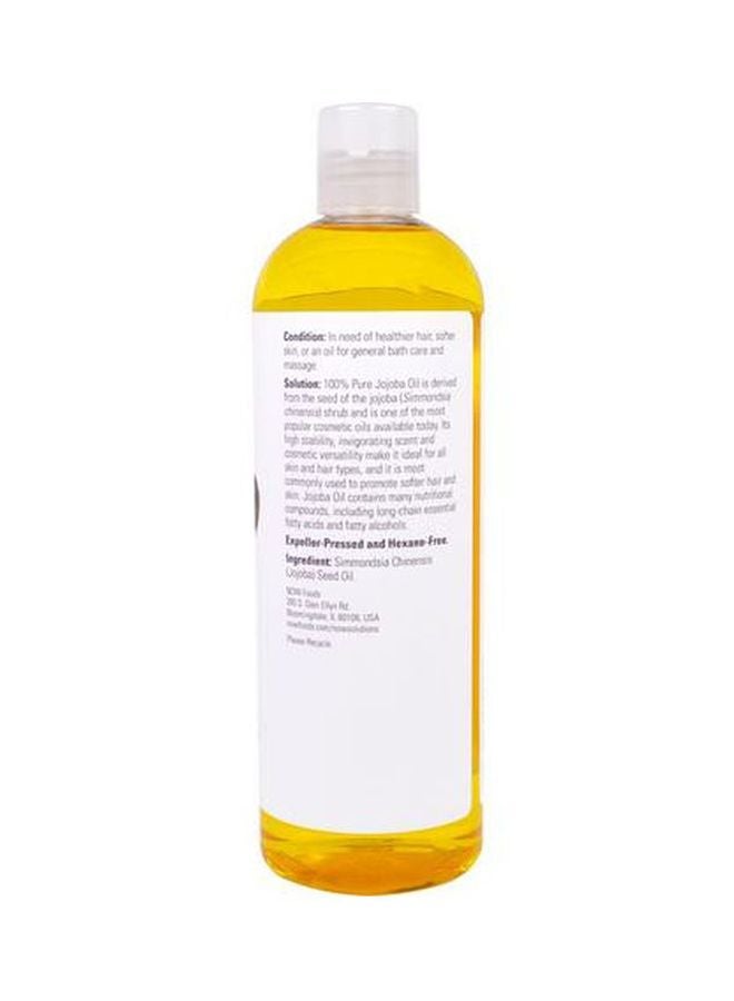 Now Foods Jojoba Moisturizing Hair Oil Yellow 118ml - Image 2