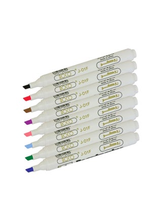 8-Piece Chisel Tip Whiteboard Marker Set White - v1601745797/N15092426A_1