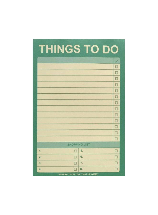 روكو بطاقات لاصقة مسطرة لتدوين الملاحظات المطبوعة أزرق / بيج