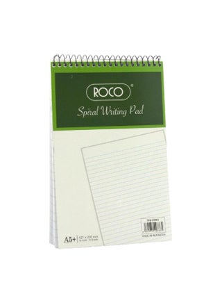A5 Wire Bound Notepad White/Black - v1601745798/N15093179A_1