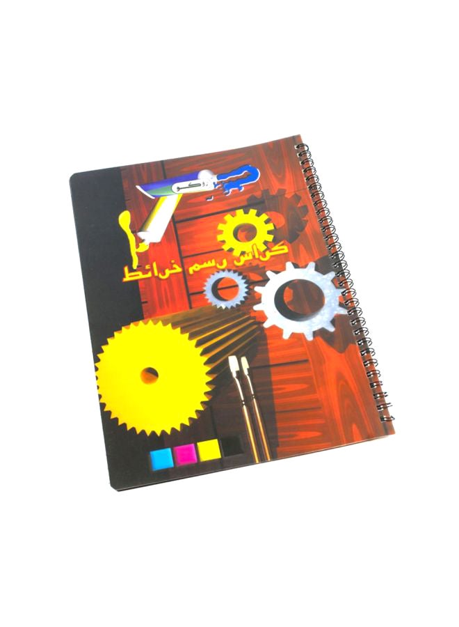 روكو دفتر رسم خرائط مثقب أبيض