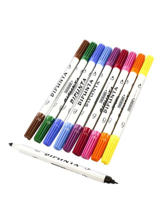 قلم تحديد فيبراكلر بيبونتا القابل للغسل متعدد الألوان