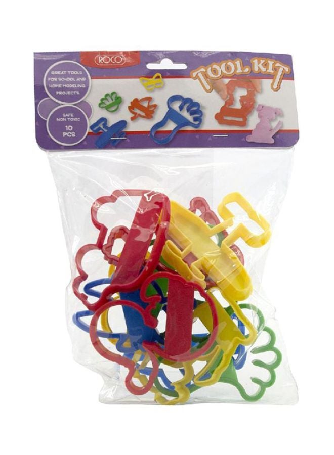 ROCO 10-Piece Cookie Cutter Kit Multicolour
