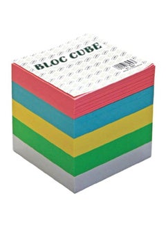 ROCO Cube Shaped Memo Pad Set Multicolour 