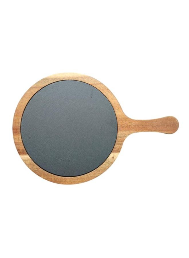 Kitchen master Acaicia Wood And Slate Serving Board Grey/Brown 31x1.5x21cm - Image 2