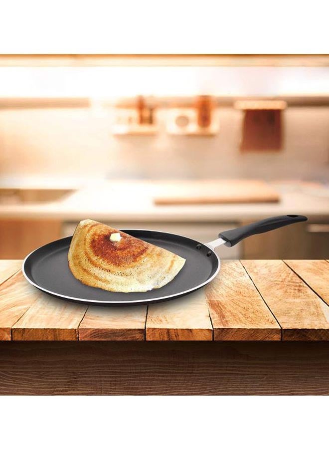 RAJ Flat Dosa Tawa Pan Black 24cm  - Image 2
