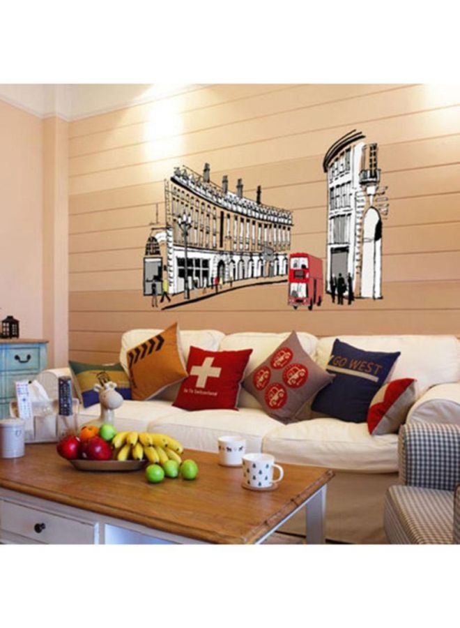 DaDa Home European Creative 3D Removable Wall Sticker Black/Red 60x40cm - Image 2