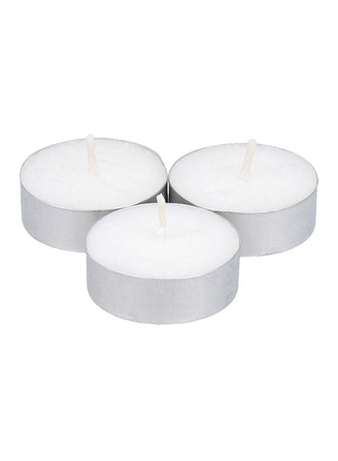 JYSK - 100-Piece Pierey Tealights Candle Set White - Image 1