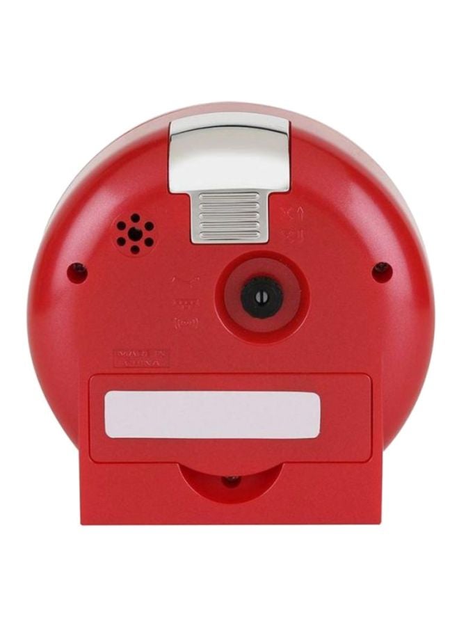CASIO - Round Shape Alarm Clock Red - Image 1