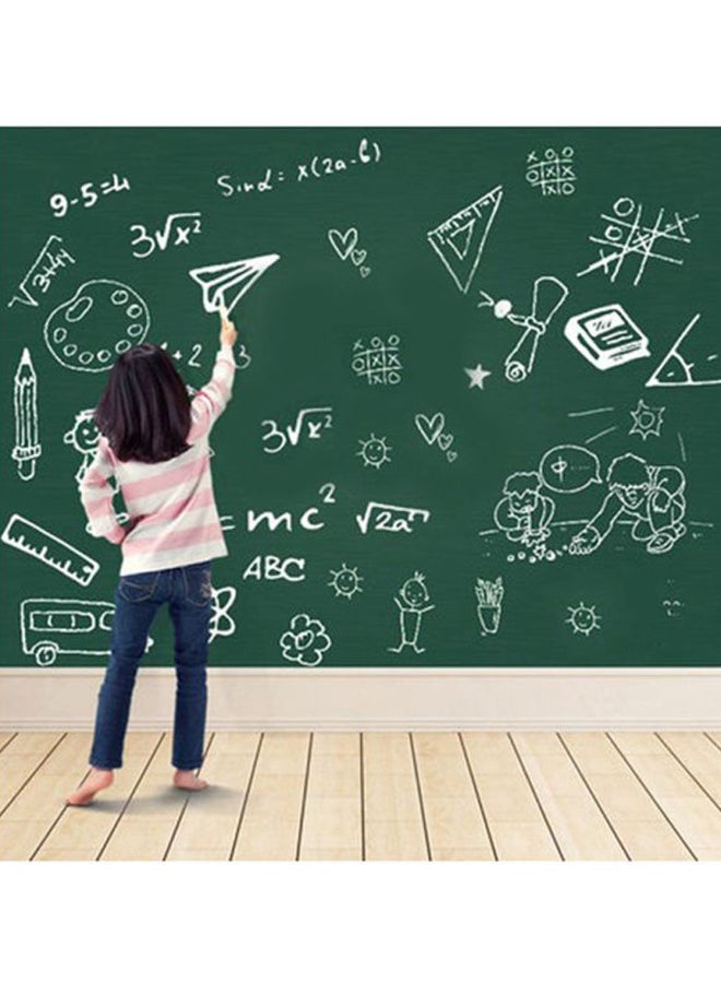 OUTAD Chalk Board Drawing Art Wall Sticker Green - Image 3