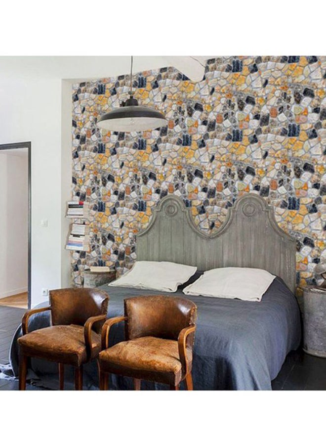 OUTAD 3D Stone Wall Sticker Multicolour 1000x450x5mm - Image 3