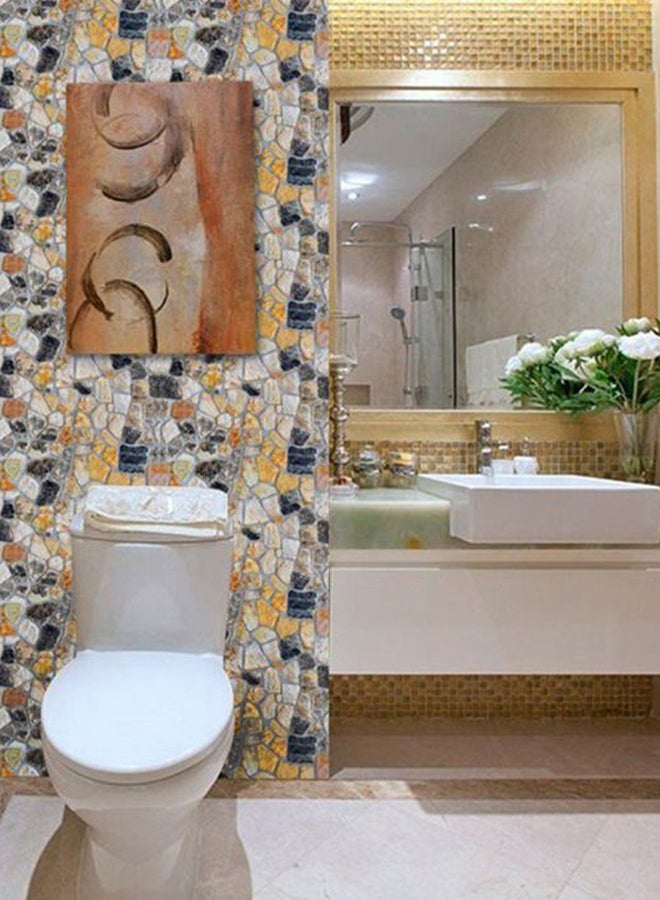 OUTAD 3D Stone Wall Sticker Multicolour 1000x450x5mm - Image 5