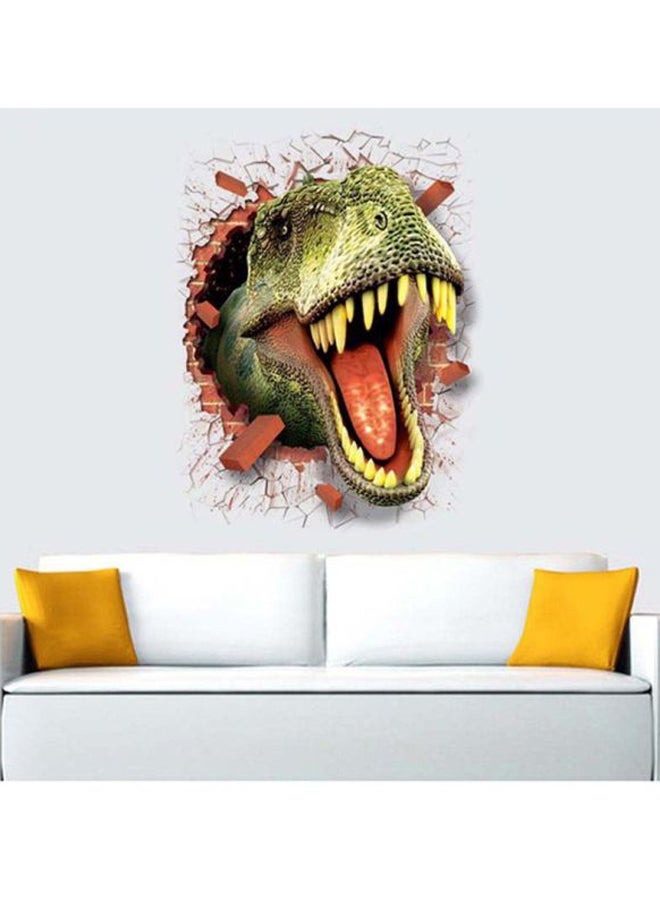 أوتاد ملصق جدار ثلاثي الأبعاد على شكل ديناصور داخل ورق متعدد الألوان 700x0.3x500مم - Image 2