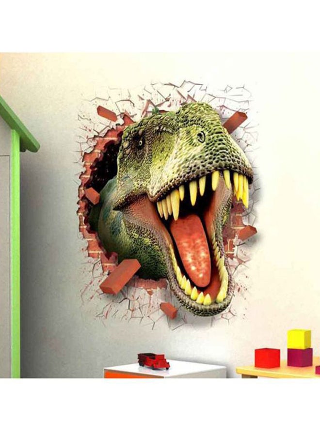أوتاد ملصق جدار ثلاثي الأبعاد على شكل ديناصور داخل ورق متعدد الألوان 700x0.3x500مم - Image 4