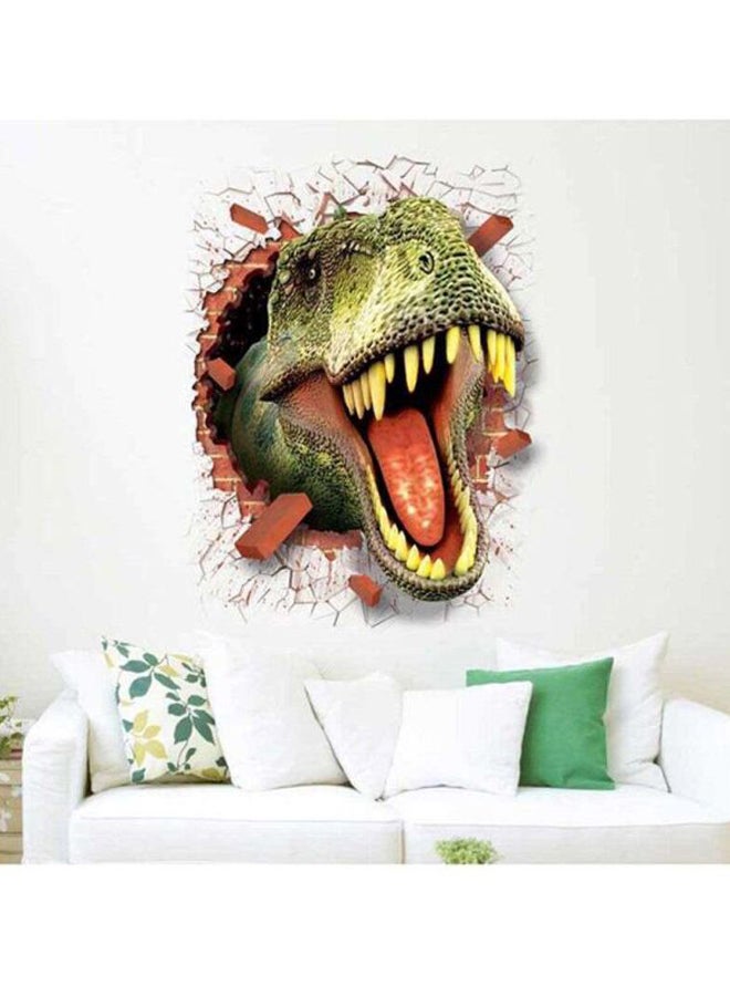 أوتاد ملصق جدار ثلاثي الأبعاد على شكل ديناصور داخل ورق متعدد الألوان 700x0.3x500مم - Image 5