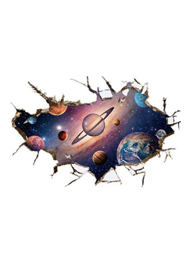 OUTAD 3D Space Wall Sticker Multicolour 600x5x900mm - Image 1