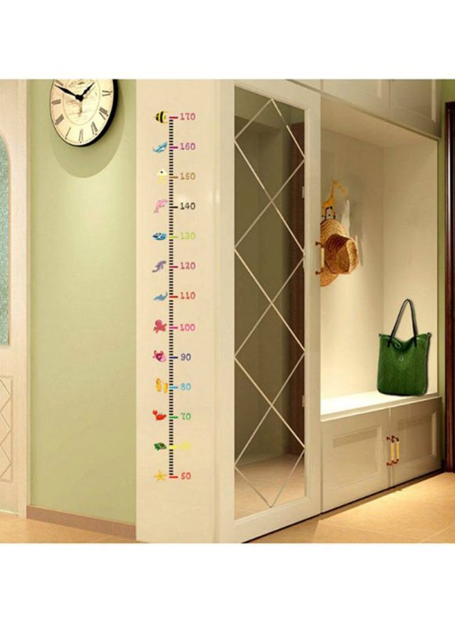 OUTAD Child Growth Height Measure Wall Sticker Multicolour 500x1x200mm - Image 2