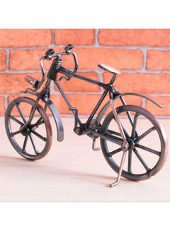 OUTAD Metal Antique Bike Model Figurine Bronze/Black 170x110x60mm  - Image 2