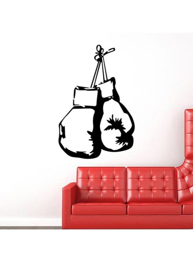 OUTAD Gloves Pattern Boxing Wall Sticker Black 600x5x400mm  - Image 4