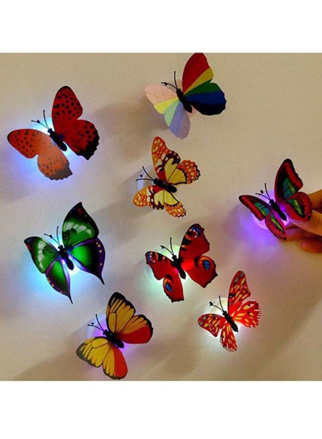 OUTAD LED Lighting Butterfly Wall Sticker Multicolour 60x40x60mm - Image 2