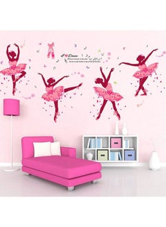 كياوكاي ملصق جداري بتصميم باليرينا وردي/أحمر/أسود 90x60Ø³Ù†ØªÙŠÙ…ØªØ±  - Image 2