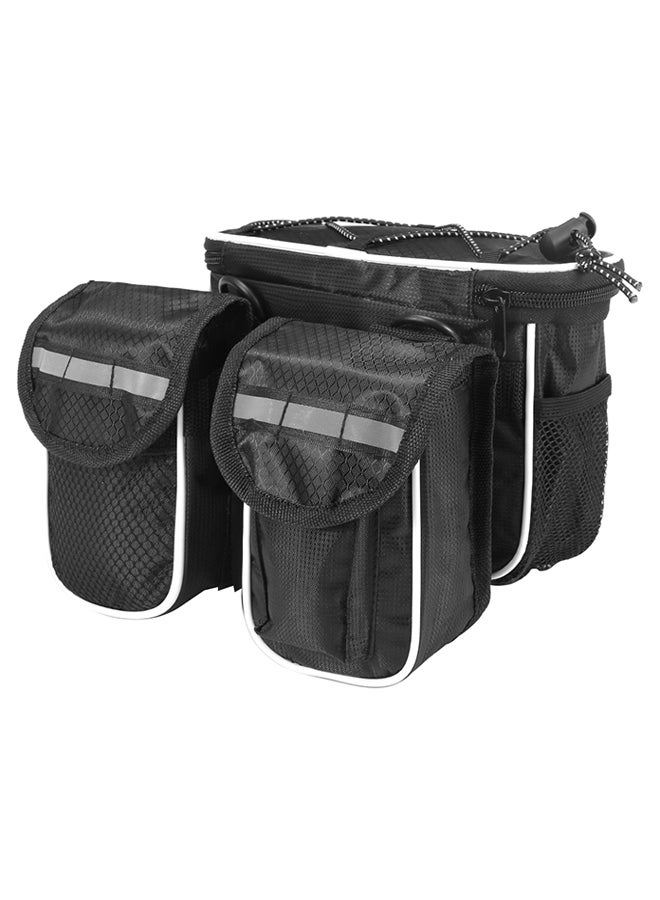 LIXADA Mountain Bike Top Tube Bag With Rain Cover 23 x 4 x 17cm - Image 2