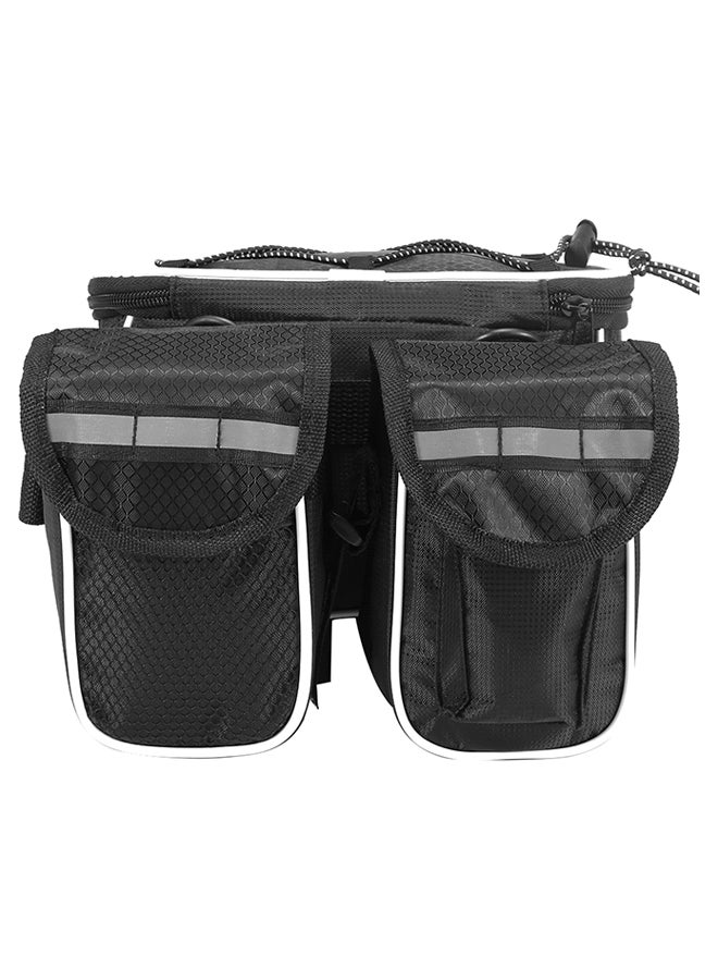 LIXADA Mountain Bike Top Tube Bag With Rain Cover 23 x 4 x 17cm - Image 3