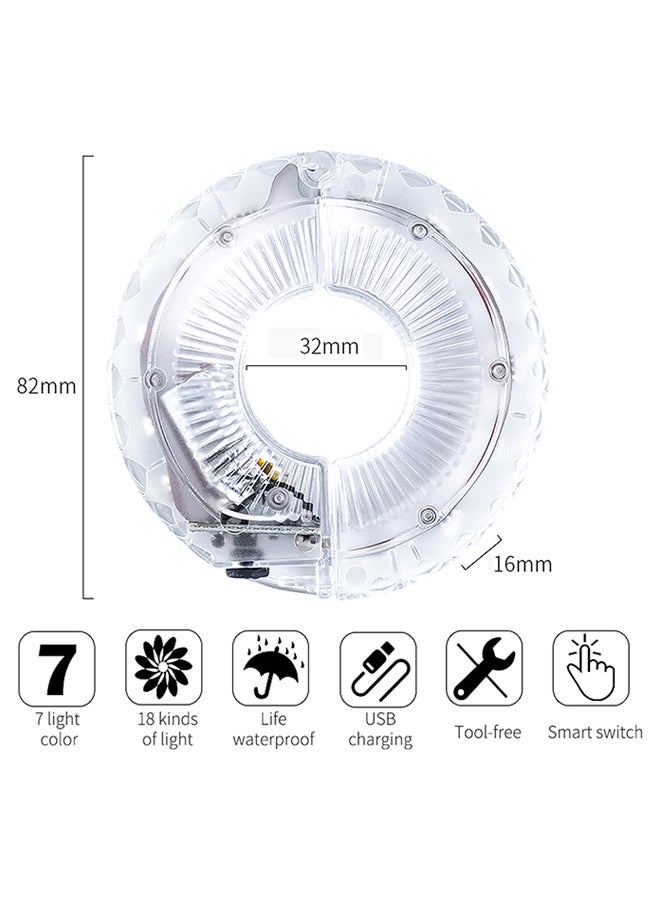 مصباح LED أمامي للدراجات الجبلية 8.6 x 3.7 x 8.6سم - Image 3
