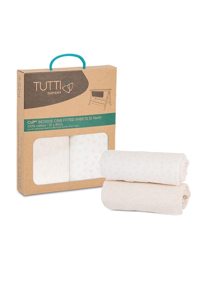 TUTTI bambini - Pack Of 2 CoZee Fitted Sheets - Image 1
