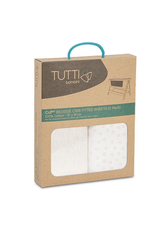 TUTTI bambini - Pack Of 2 CoZee Fitted Sheets - Image 1