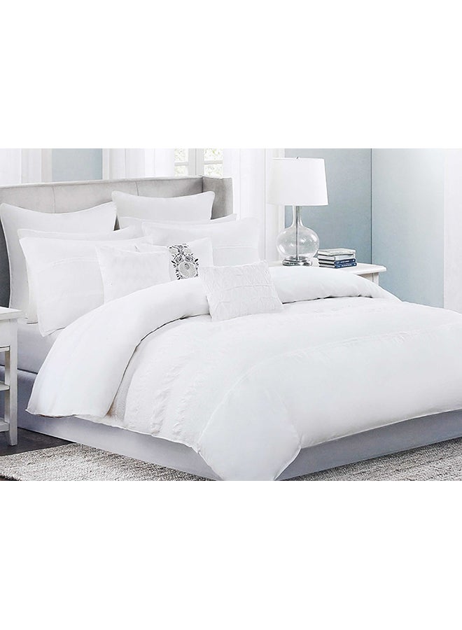 High Quality All-Season Duvet Comforter Polyester White 160x220cm  - Image 1