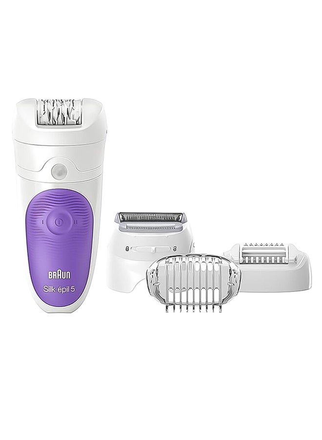 BRAUN - Wet And Dry Epilator With 4 Extra Attachments Multicolour 500grams - Image 1