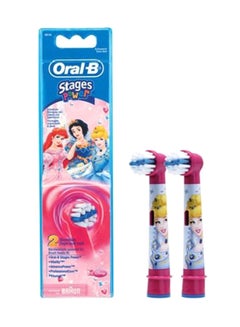 Stages Power Kids Toothbrush Replacement Heads, EB10-2K (2 pcs) Multicolour 500grams
