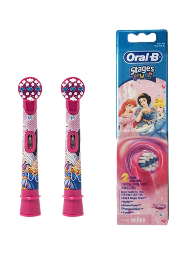 Oral-B - Stages Power Kids Toothbrush Replacement Heads, EB10-2K (2 pcs) Multicolour 500grams - Image 1