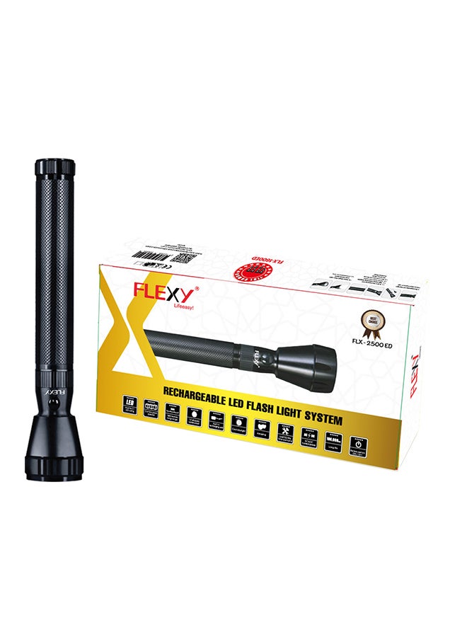 فليكسي مصباح LED يدوي قابل للشحن أسود 22سم - Image 4