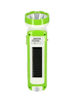 KRYPTON High Power Solar Rechargeable LED Torch With Lantern, Super Bright, Long Lasting and  Compact Design Green  - Image 3